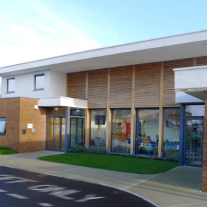 Exterior view of Hub on Rye Hill entrance